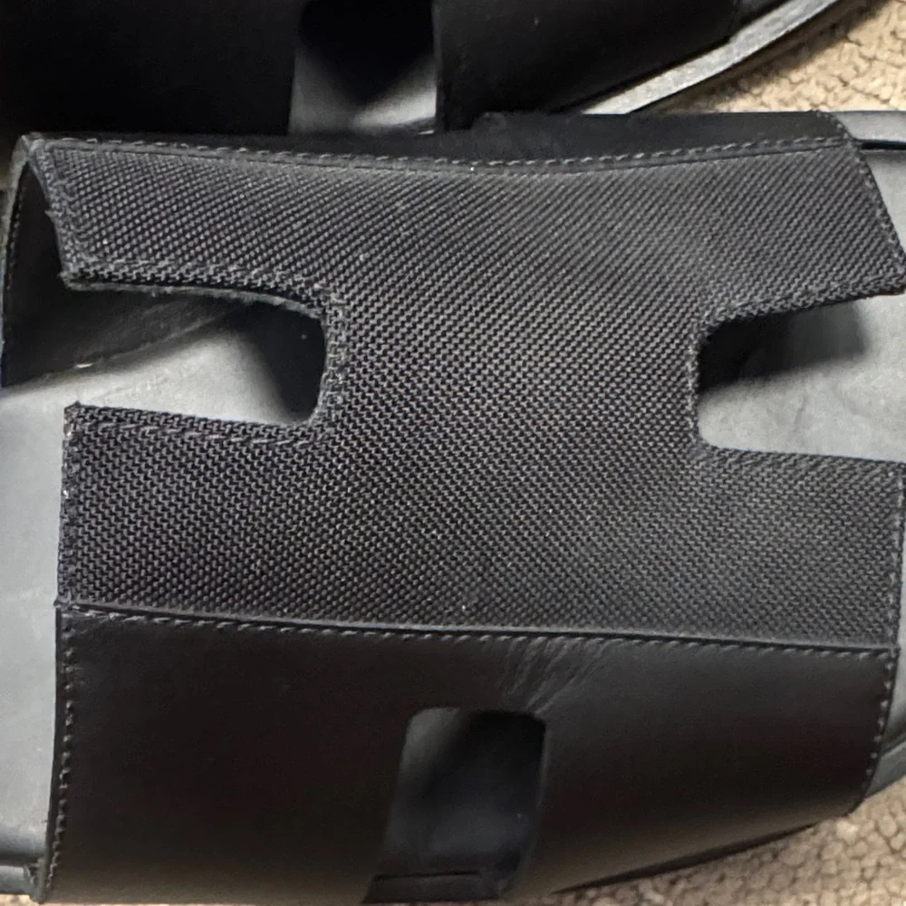 Hermes Black Slide Sandals - Picture 3 of 7